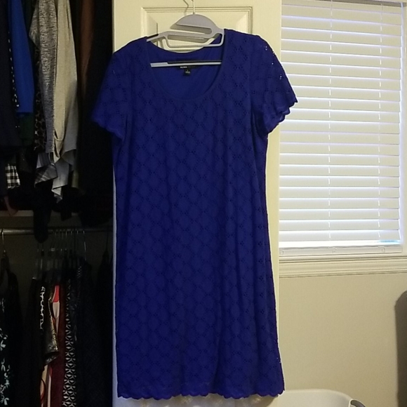 Ronni Nicole Blue Lace short dress